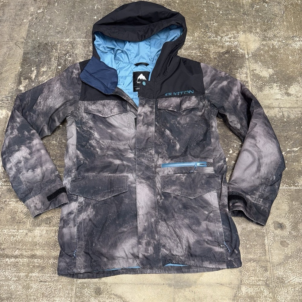 Burton Men's Large MB Covert Shell JK Jacket Cloud Shadows Ski/Snowboard Gray